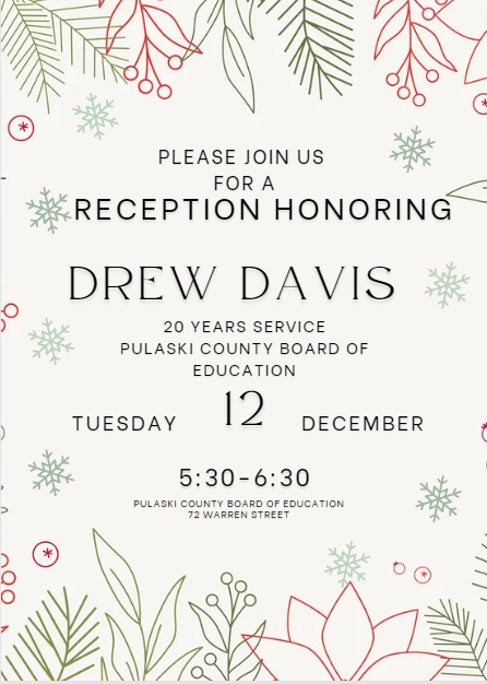 Honoring Drew Davis Full Size Graphic